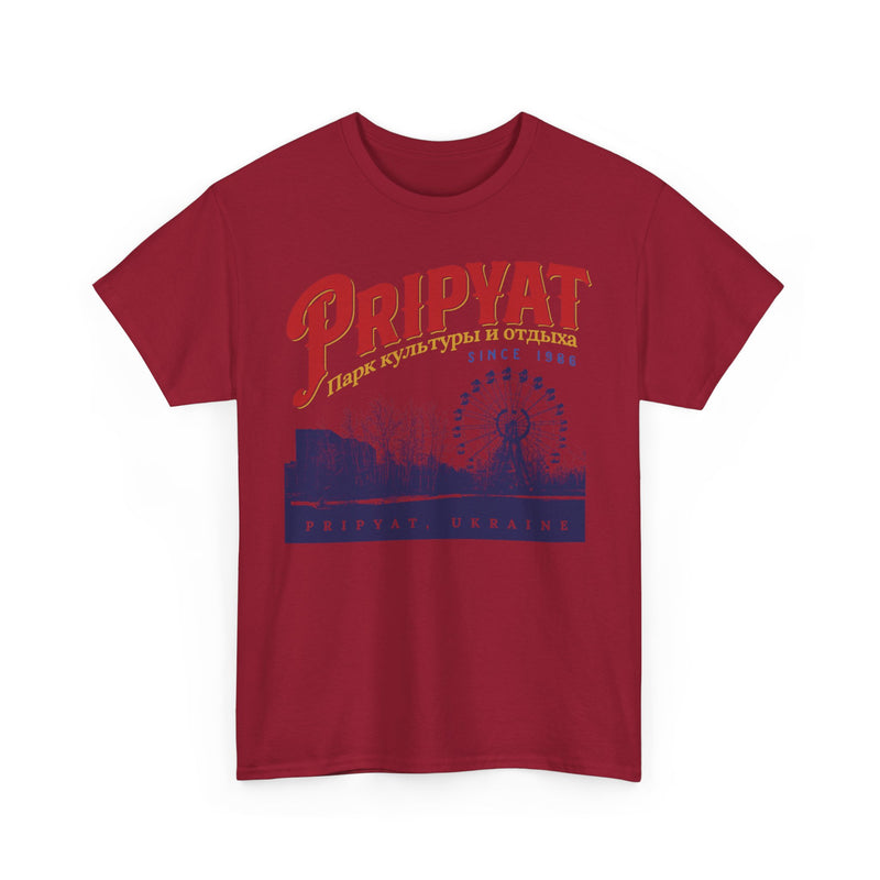 Load image into Gallery viewer, Pripyat Amusement Park Ukraine Nostalgic T-shirt
