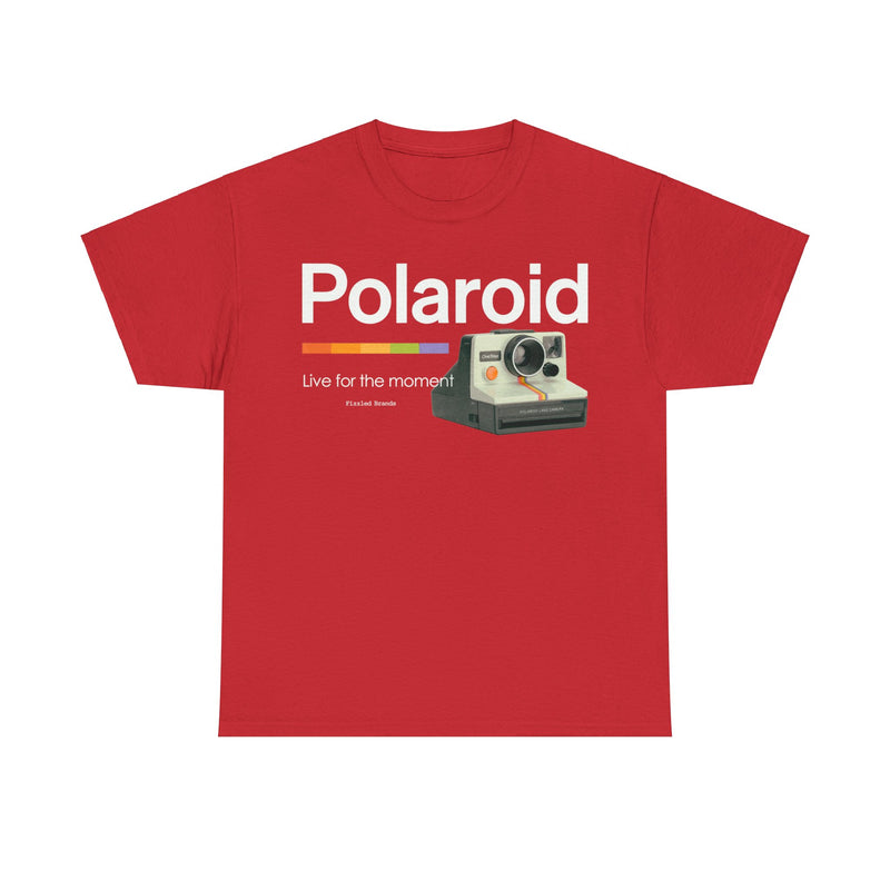 Load image into Gallery viewer, Polaroid &quot;Live for the Moment&quot; Commemorative T-Shirt
