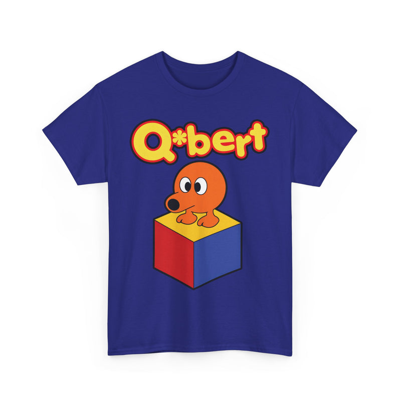 Load image into Gallery viewer, Qbert Logo Video Game Nostalgic T-shirt
