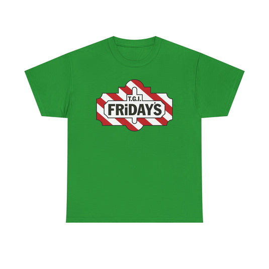 TGI Fridays T-Shirt Bankrupt Restaurant Chain Vintage Logo Tee