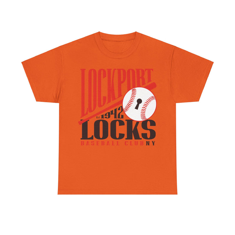 Load image into Gallery viewer, Lockport Locks Est 1942 New York Baseball T-shirt
