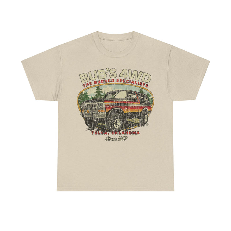 Load image into Gallery viewer, Bubs 4WD Est 1987 Retail Store Tulsa Oklahoma T-shirt
