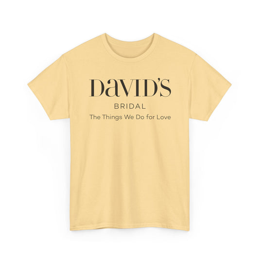 David's Bridal T-Shirt - Bankrupt Wedding Store Logo Tee - Bridal Chain