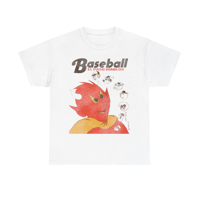 El Paso Diablos Nostalgic Retro Baseball Team T-shirt