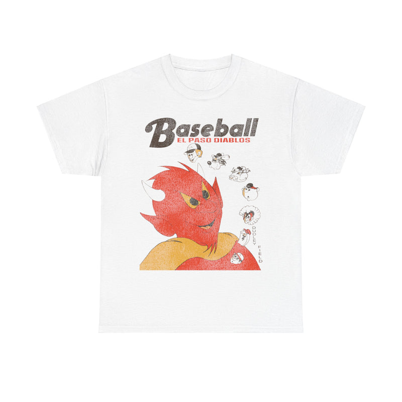 Load image into Gallery viewer, El Paso Diablos Nostalgic Retro Baseball Team T-shirt
