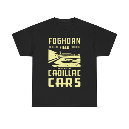 Foghorn Field Park Cadillac Cars Nostalgic Retro T-shirt