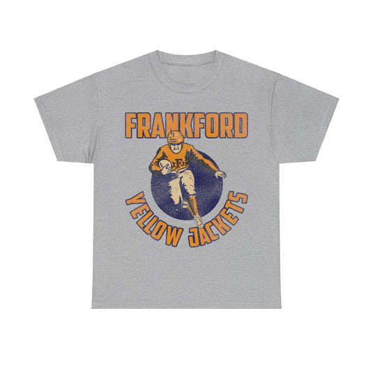 Frankford Yellow Jackets Retro Nostalgic Football T-shirt