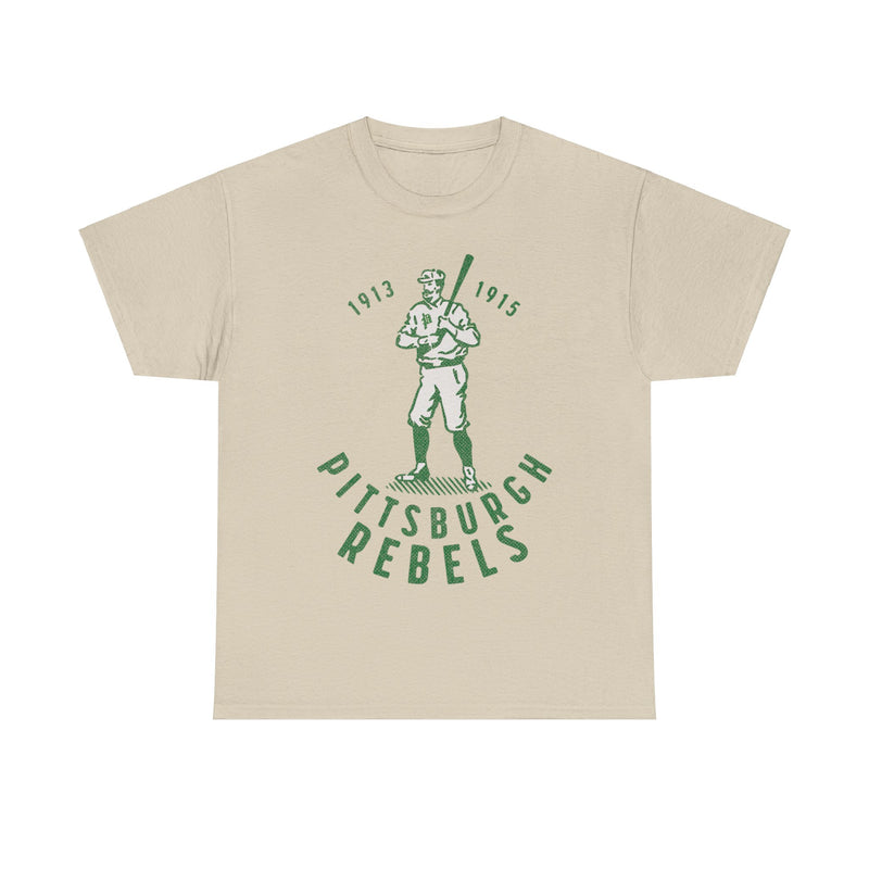 Load image into Gallery viewer, Pittsburgh Rebels Nostalgic Retro Baseball Team T-shirt
