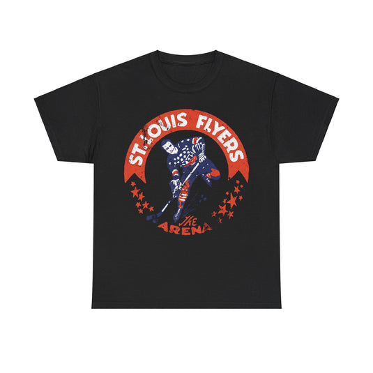 St Louis Flyers The Arena Missouri Hockey Team T-shirt