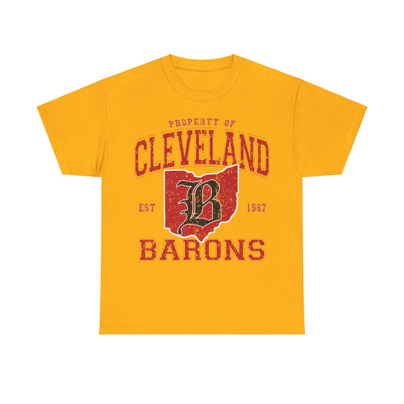 Load image into Gallery viewer, Cleveland Barons Est 1967 Ohio Hockey Team T-shirt
