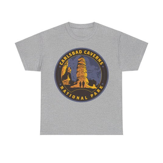 Carlsbad Caverns National Park New Mexico Round Logo T-shirt