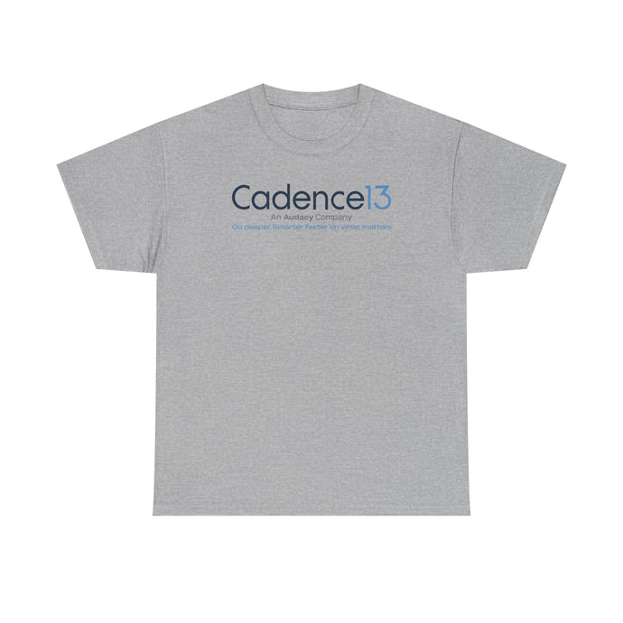 Cadence13 T-Shirt Defunct Audacy Podcast Company Go Deeper Smarter Faster TeeRetry