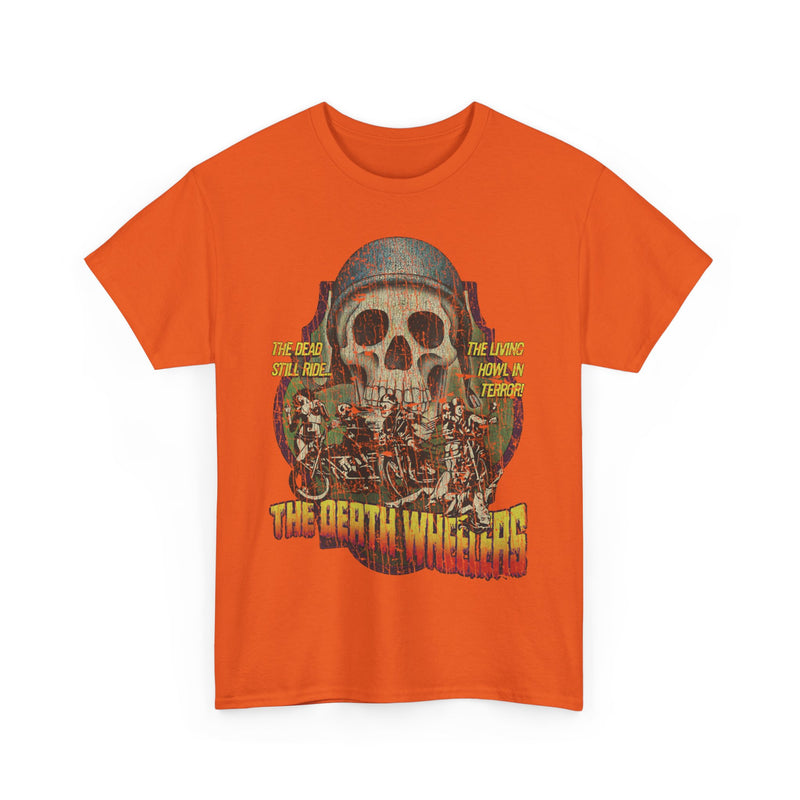 Load image into Gallery viewer, The Death Wheelers 1973 Horror Action Bike Gang Movie T-shirt
