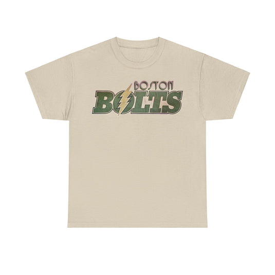 Boston Bolts Lacrosse Nostalgic Retro Logo T-shirt