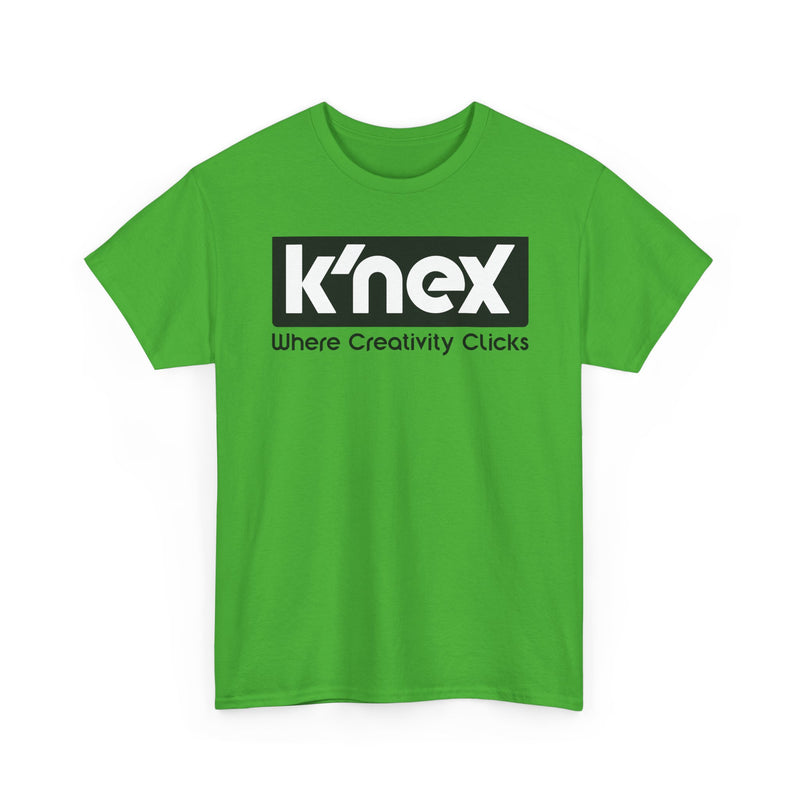 Load image into Gallery viewer, K&#39;NEX Defunct Building Toys T-Shirt Where Creativity Clicks Construction Set Tee
