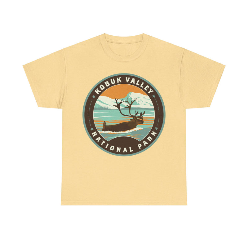 Load image into Gallery viewer, Kobuk Valley National Park Alaska Round Logo T-shirt
