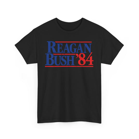 Reagan Bush 1984 Republican Political T-shirt