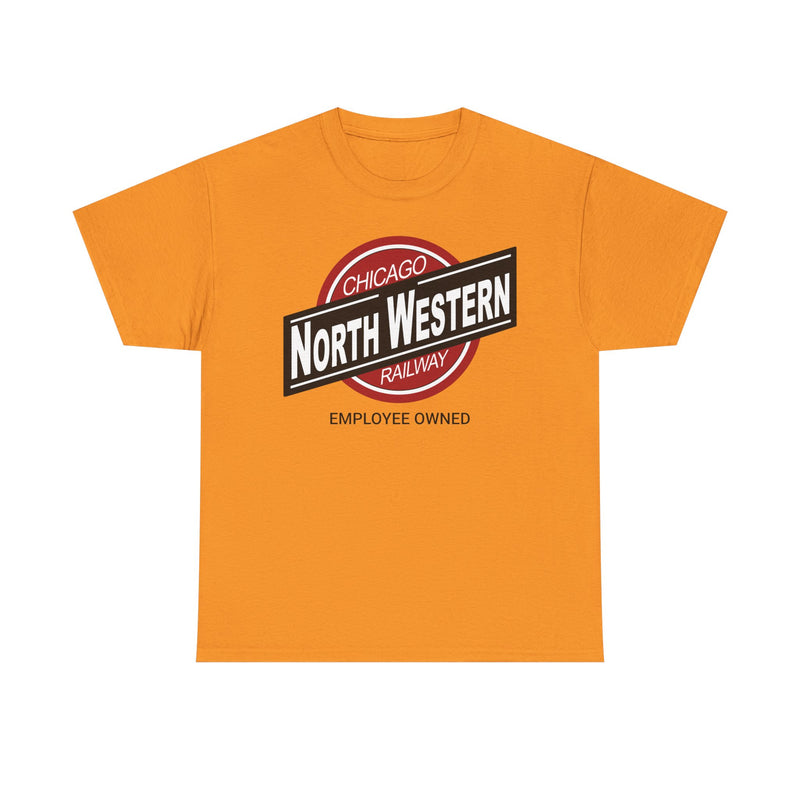 Load image into Gallery viewer, Chicago NorthWestern Employee Owned Railway Railroad Illinois Logo T-Shirt

