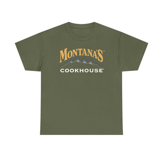 Montana's Cookhouse T-Shirt - Restaurant Industry Defunct Logo Tee