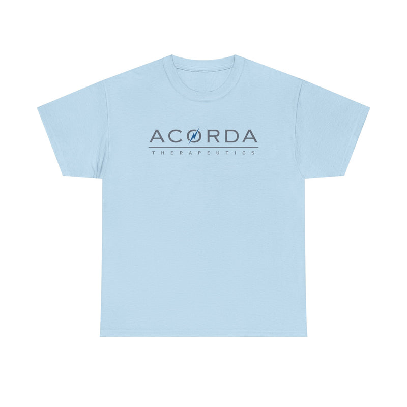 Load image into Gallery viewer, Acorda Therapeutics T-Shirt Defunct Pharmaceutical Company Logo Medical Tee
