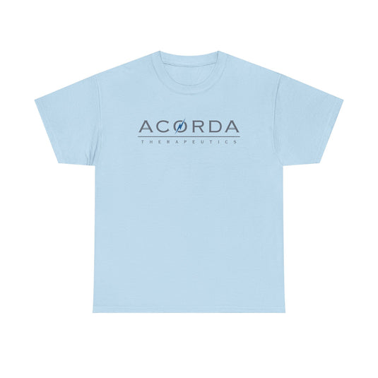 Acorda Therapeutics T-Shirt Defunct Pharmaceutical Company Logo Medical Tee