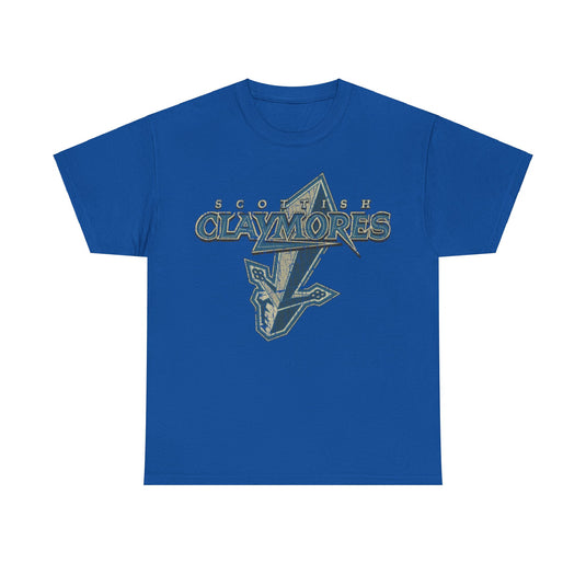 Scottish Claymores Glasgow Football Team T-shirt