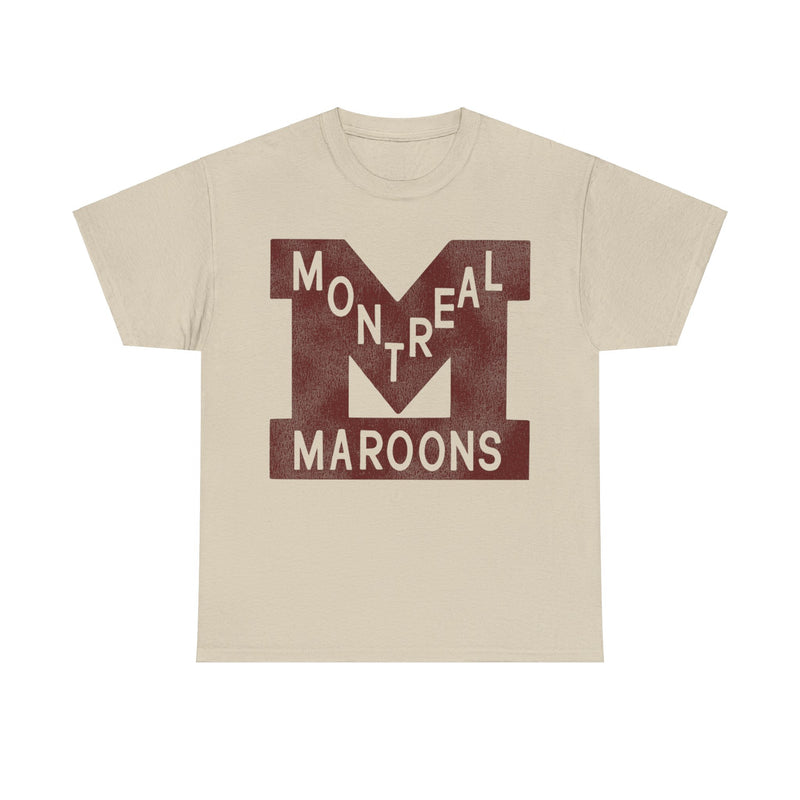 Load image into Gallery viewer, Montreal Maroons Logo Hockey Team T-shirt
