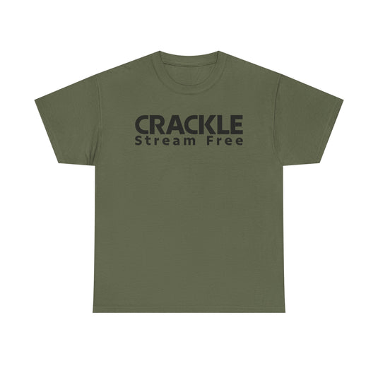 Crackle T-Shirt Defunct Streaming Service Stream Free Entertainment Platform Tee