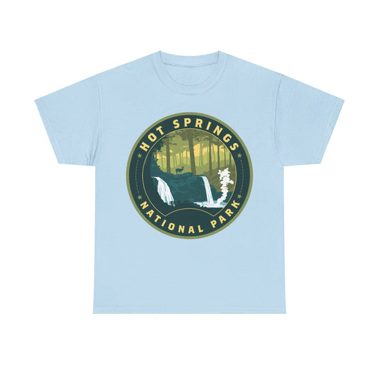 Hot Springs National Park Arkansas Round Logo T-shirt