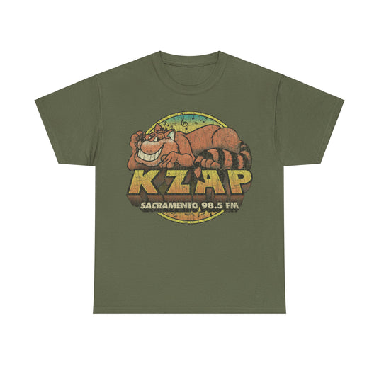 KZAP Sacramento 98.5 FM California Radio Station T-shirt