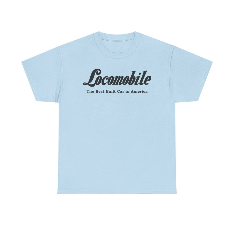 Load image into Gallery viewer, Locomobile The Best Built Car in America Vintage Script T-shirt
