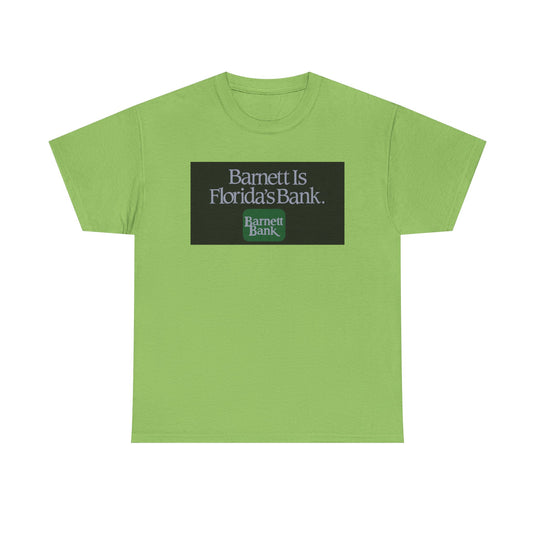 Barnett Bank Florida's Bank T-Shirt - Regional Banking Logo - Florida