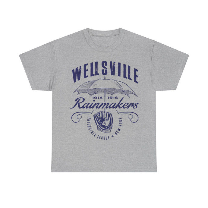 Wellsville Rainmakers Est 1914 New York Baseball T-shirt