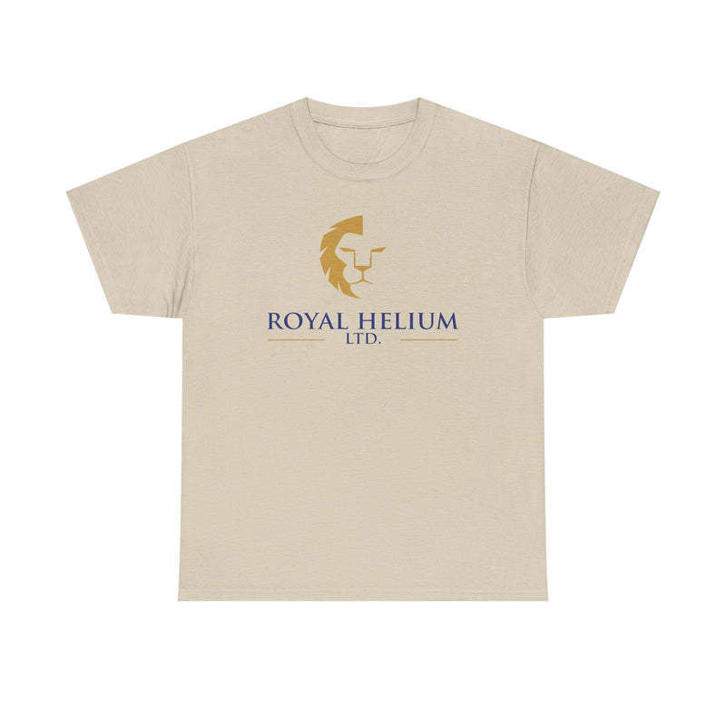 Load image into Gallery viewer, Royal Helium Ltd T-Shirt Bankrupt Helium Company Defunct Logo Tee

