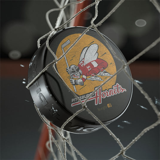 Pittsburgh Hornets Burghr Pennsylvania Hockey Puck