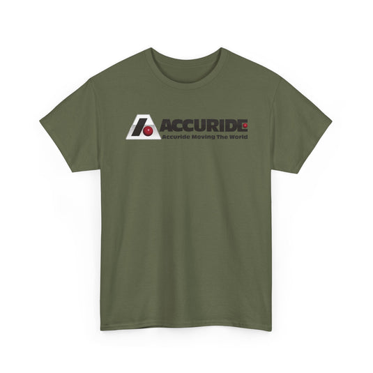 Accuride T-Shirt Defunct Moving Company Logo Tee Moving The World