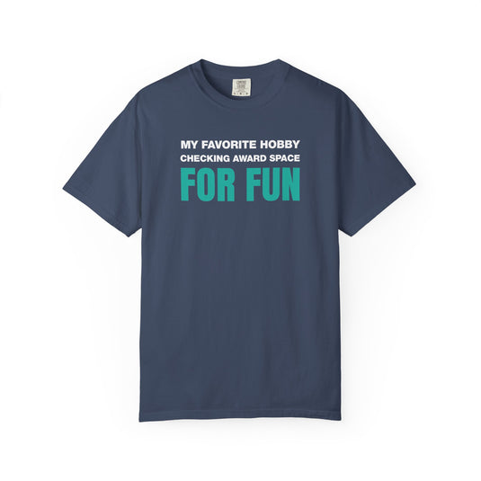 Award Space Fun Credit Card Points Miles Travel T-shirt