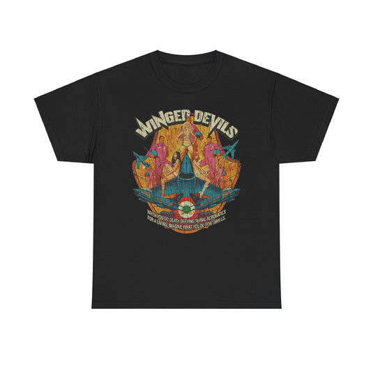 Winged Devils 1972 Aerobatic Comedy Action Movie T-shirt