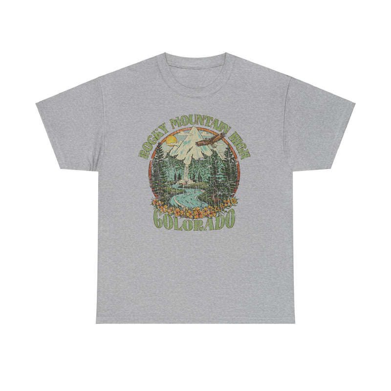 Load image into Gallery viewer, Rocky Mountain High John Denver 1972 Colorado Folk Rock T-shirt
