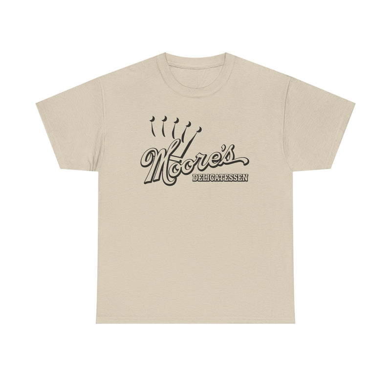 Load image into Gallery viewer, Moore's Delicatessen T-Shirt - Deli Industry Defunct Logo Tee
