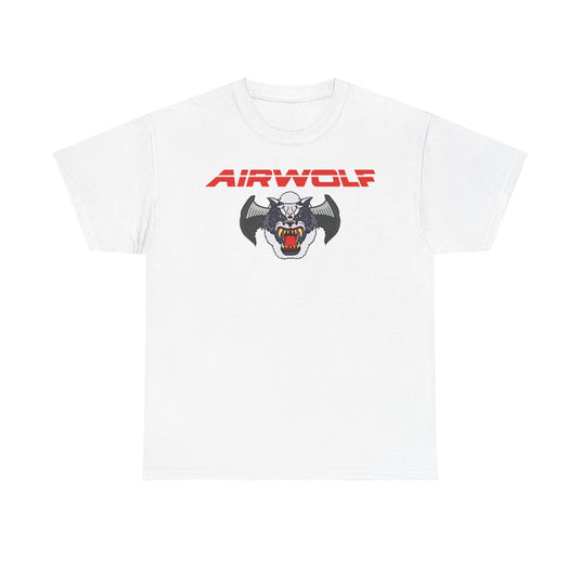 Airwolf 1984 Action Military Drama TV Show Helicopter T-shirt