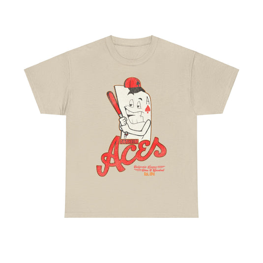 Anaheim Aces Nostalgic Retro Baseball T-shirt