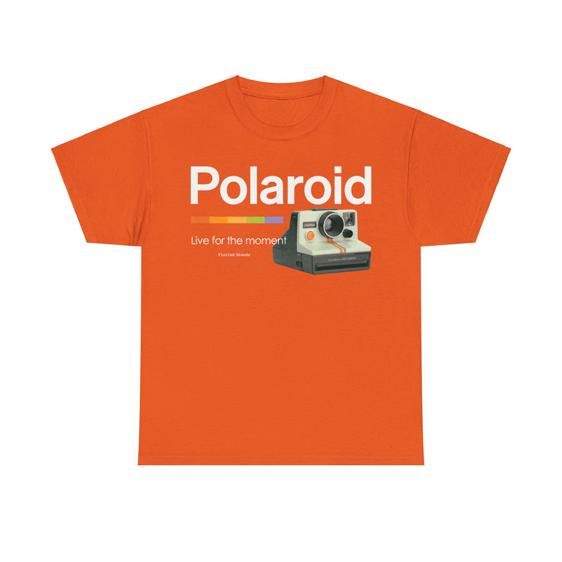 Load image into Gallery viewer, Polaroid &quot;Live for the Moment&quot; Commemorative T-Shirt
