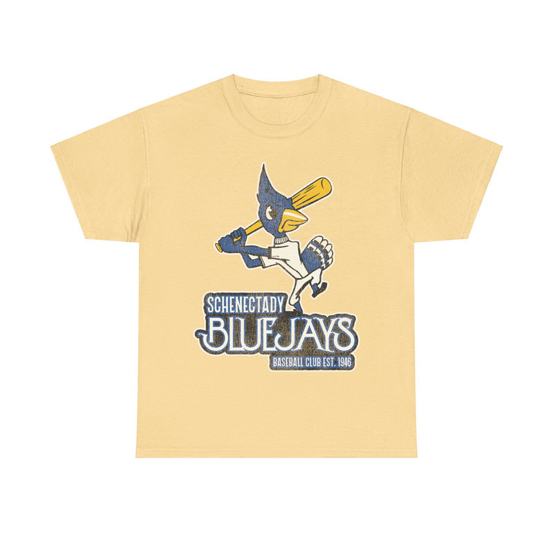 Load image into Gallery viewer, Schenectady Bluejays Nostalgic Retro Baseball Team T-shirt
