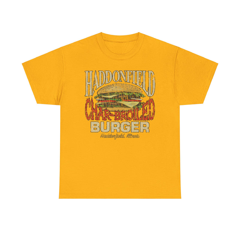 Load image into Gallery viewer, Haddonfield Char-Broiled Burger Illinois Restaurant T-shirt
