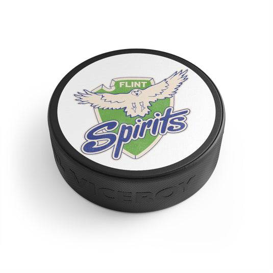 Flint Spirits Michigan Hockey Puck