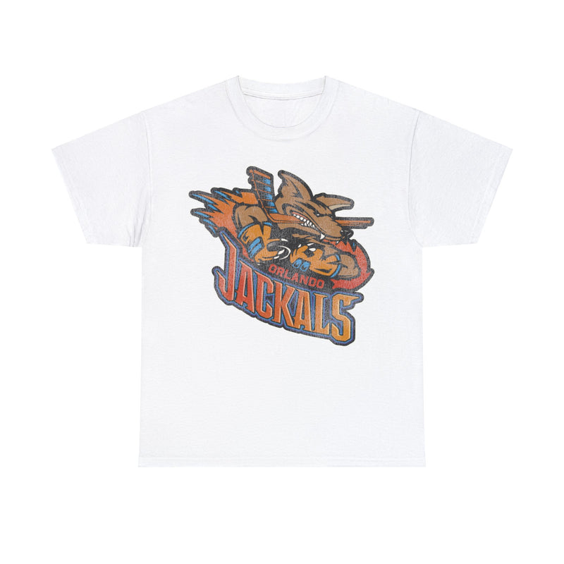 Load image into Gallery viewer, Orlando Jackals Logo Nostalgic Defunct Retro Hockey T-shirt
