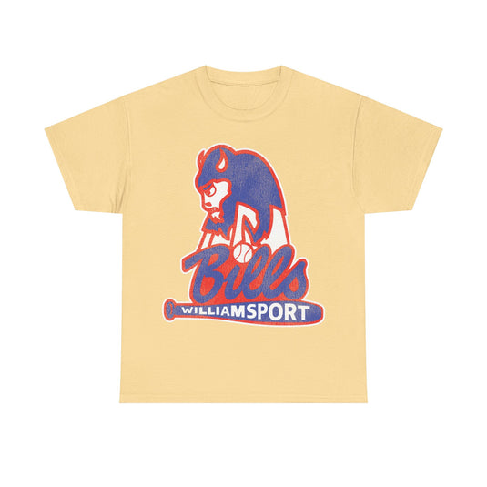 Williamsport Bills Nostalgic Retro Baseball Team T-shirt