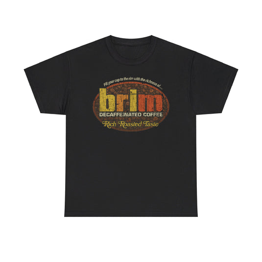 Brim Decaffeinated Coffee Nostalgic Logo T-shirt