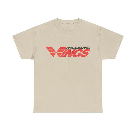 Philadelphia Wings Lacrosse Team Nostalgic Retro Logo T-shirt